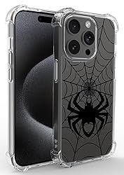 Ecute Spider Case for iPhone 15 Pro with Stand,Drop