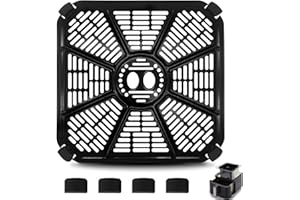 GWBSXM Air Fryer Grill Pan for Green pan RICARDO Air Fryer, 9''×9'' Stainless Steel AirFryer Tray Accessories Grill Plate Cri