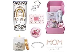 AYGE Mothers Day Gifts for Mom, Mom Gifts from Daughter or Son, Best Mom Ever Gifts, Birthday Day Gifts for Mom, Gifts Basket for New Mom, 7pcs Unique Gifts Set for Mom
