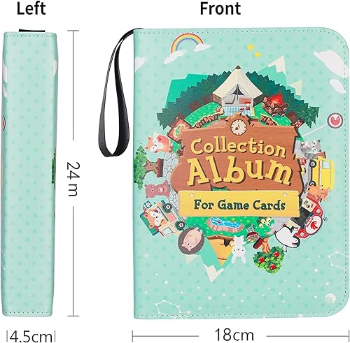 animal crossing card binder Animal Crossing Happy Home Designer Amiibo Card Collector's Book Used –  Core Gaming main image 0