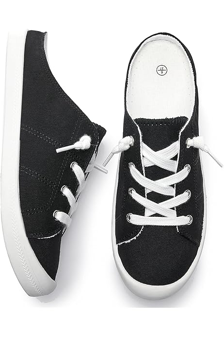 canvas sneaker slides