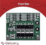 AZDelivery 3x PCB Protection Board 25A 3S Li-ion Battery Charger BMS HX-3S-FL25A view 2