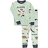 Lazy One Warm Long-Sleeve PJ Sets for Girls and Boys, Funny Animal Kids' Pajama Sets, Cozy, Comfy