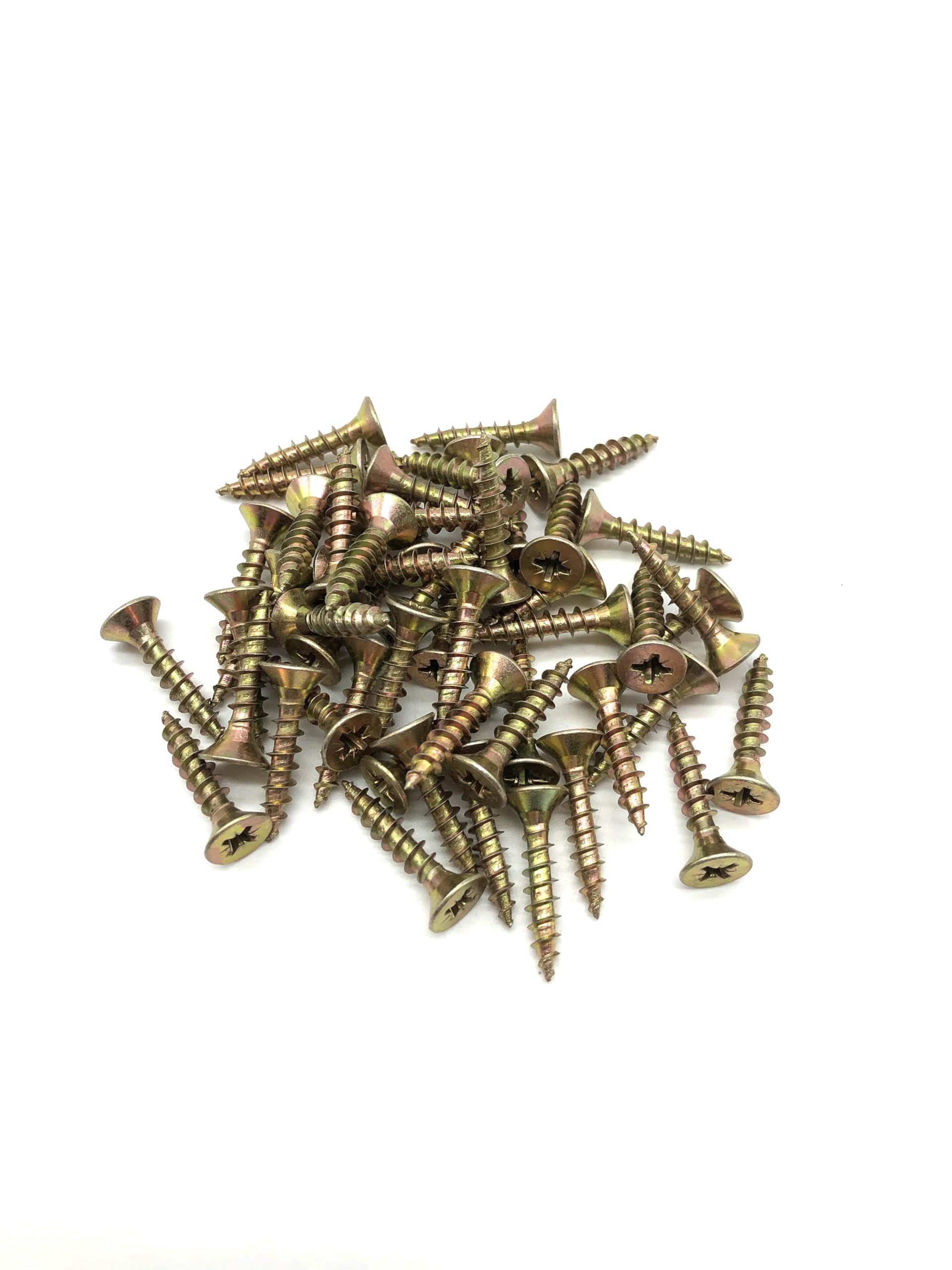 100 Pcs Wood Screws Double Countersunk General Purpose (5mm x 25mm)