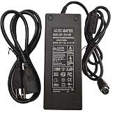 4-Pin 12V 10A AC Adapter for Synology NAS DiskStation DS1520+ DS923+ Charger DS1522+ DS916+ DS918 DS918+ DS920+ DS723+ DS420+ DS423+ DS620slim DS720+ DS415+ DS418 DS718+DS1019+ NAS Server Power Supply