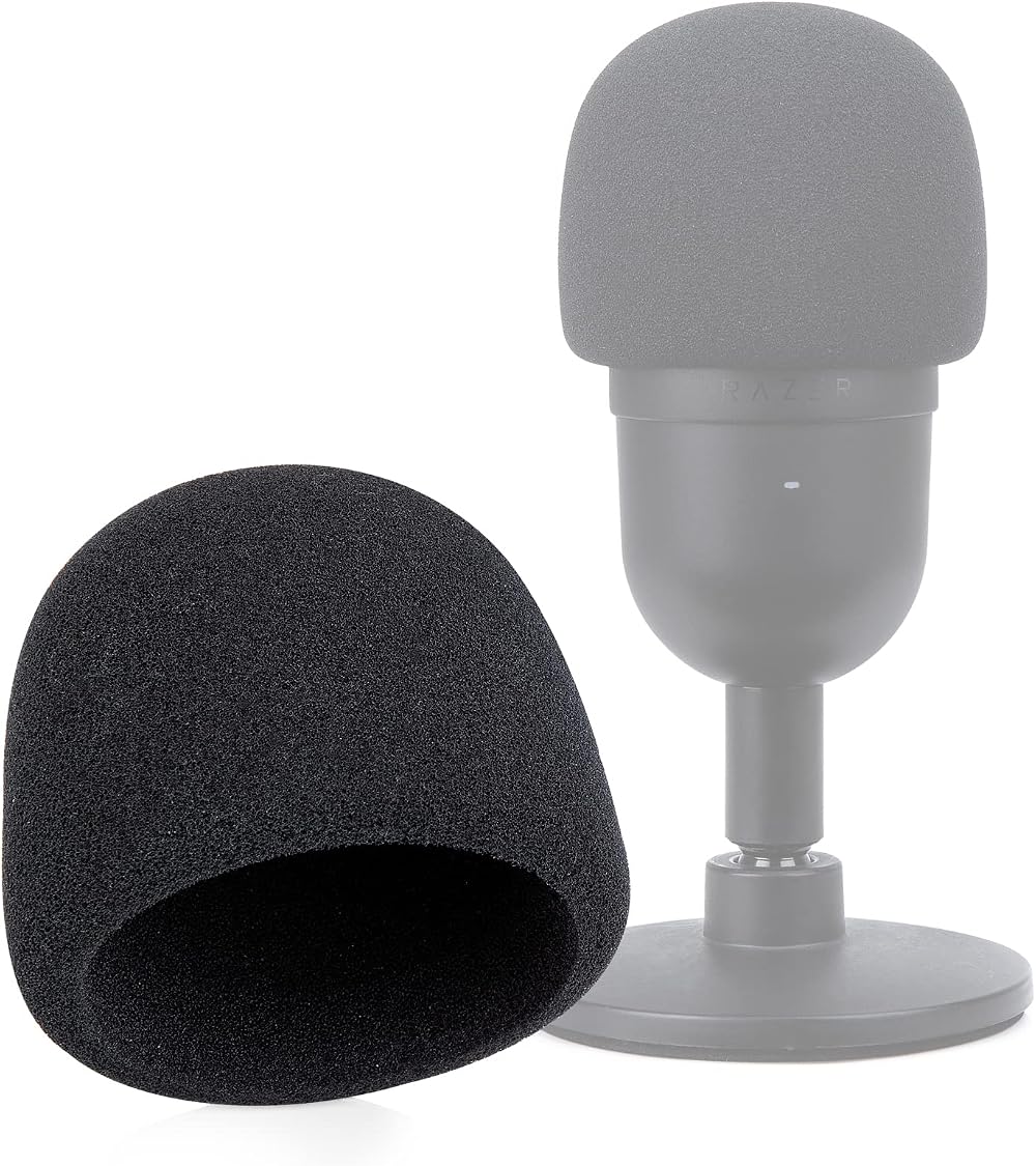 YOUSHARES Razer Seiren Mini Foam Windscreen Pop Filter Microphone Cover