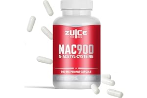 NAC Supplement 900mg – N-Acetyl Cysteine Amino Acid – Supports Glutathione Production, Liver Health & Detox – 60 Capsules – A