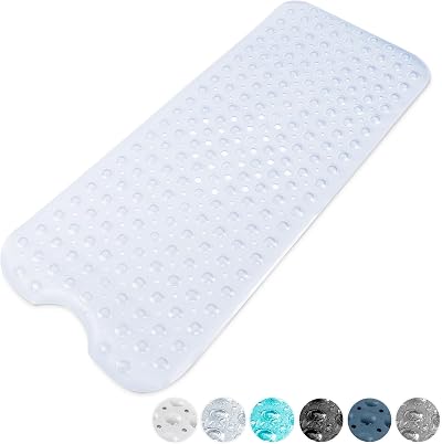 KEPLIN Premium Non-Slip Bath Mat 200 Suction Cups 40x100cm Clear