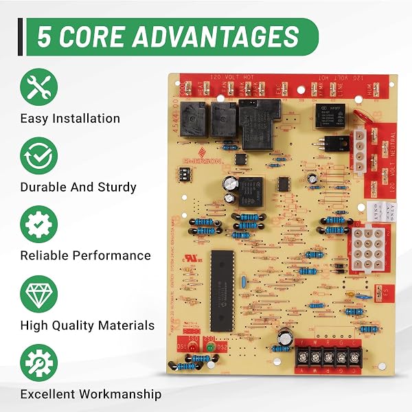 RENDROX 32M8801 FURNACE CONTROL CIRCUIT BOARD COMPATIBLE WITH LENNOX, REPLACE 10M9301 12L6901 56L8401