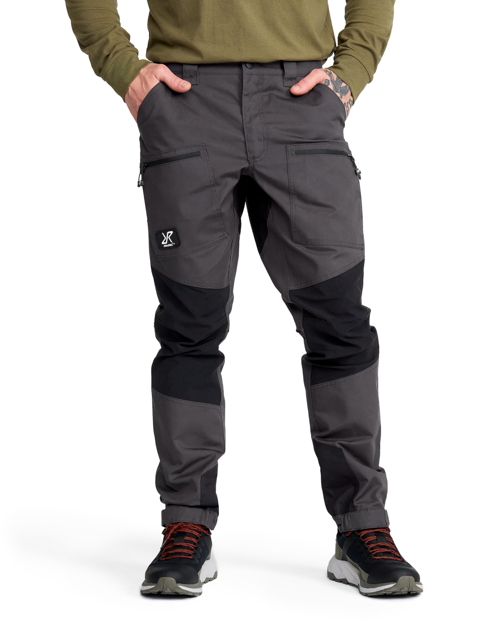 RevolutionRace Herren Nordwand Pro Pants, Hose zum Wandern und für viele Outdoor-Aktivitäten, Anthracite, L