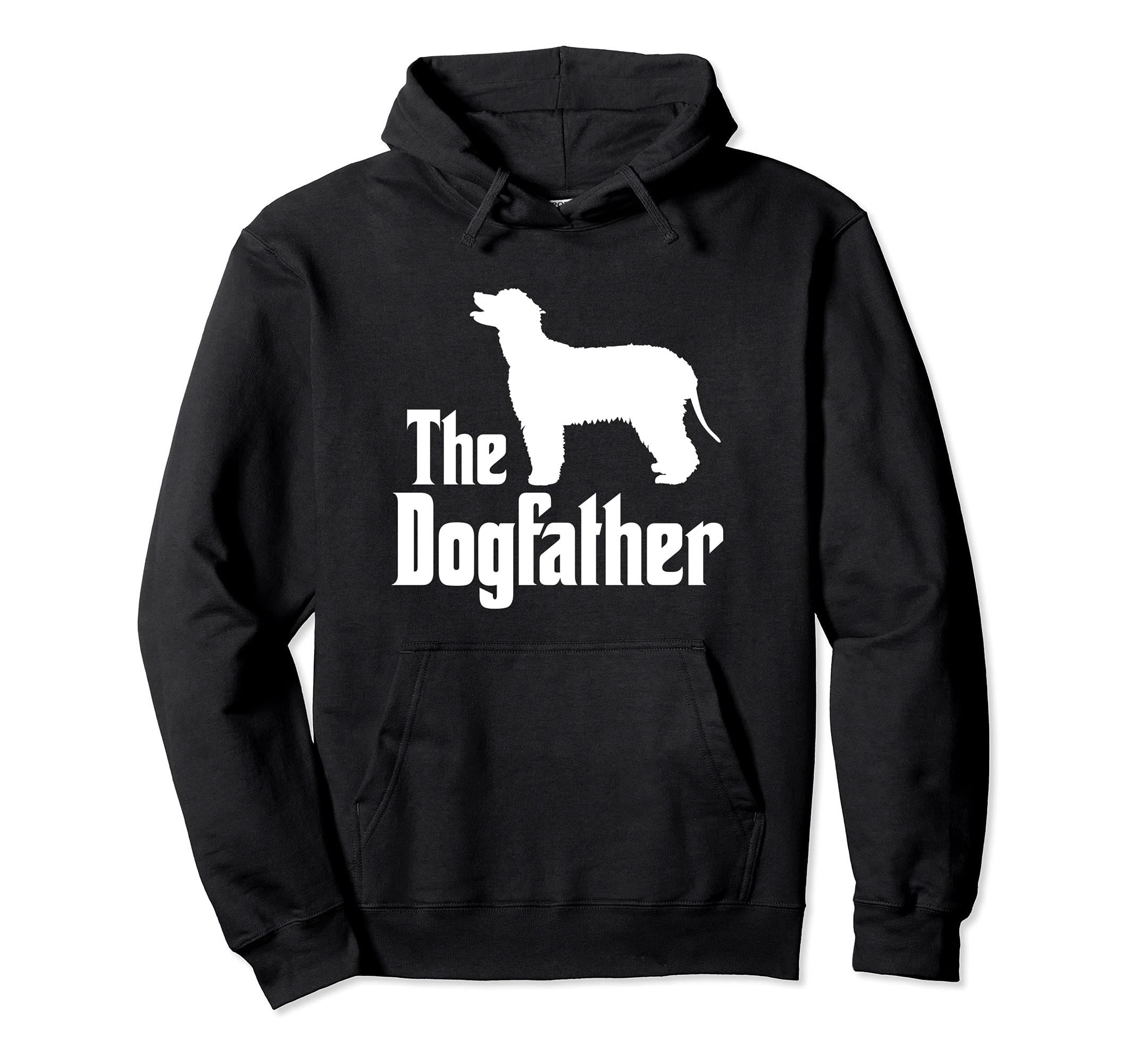 The Dogfather - funny dog gift, funny Irish Water Spaniel Pullover Hoodie