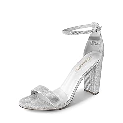 DREAM PAIRS Womens Hi-Chunk High Heel Pump Sandal