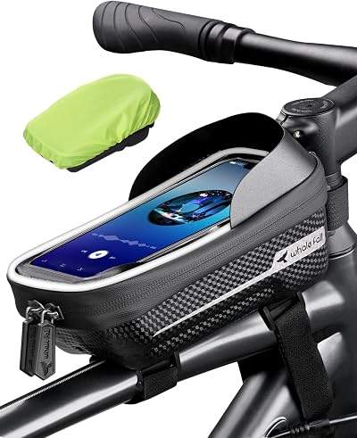 Whale Fall Reflective Frame Bag Waterproof EVA Bike Bag 6.9 inch Touchscreen
