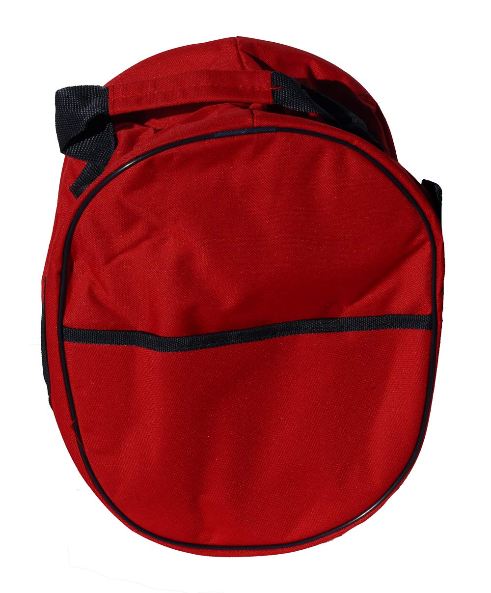 Rhinegold ESSENTIAL HORSE RIDING RED HAT BAG – Durable Cordura Nylon, Full Zip, Strengthened Handles, Spacious Storage for Equestrian Gear