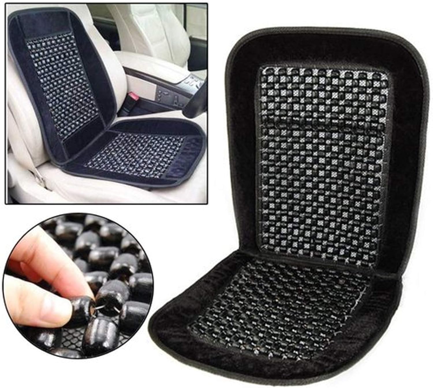 Walgreen® BEADED CAR SEAT COVER MASSAGING RELAX UNIVERSAL TAXI VAN