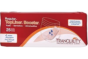Tranquility TopLiner Booster Pad Medium Diaper Inserts Pk/25