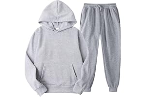 APIVOE Black of Friday 2023 Sweatsuits for Women Set 2 Piece Hoodie Unisex Long Sleeve Sweatshirt Jogging Pants Set Tracksuit
