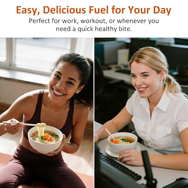 HEALSPOT HIGH PROTEIN INSTANT RAMEN VARIETY PACK, 6 PACK NON FRIED RAMEN BROTH, 32G PLANT BASED PROTEIN, LOW FAT, LOW CARB, NON GMO, KETO FRIENDLY & PLANT BASED (GOLDEN-CHICKEN,SMOKY-BEEF,CLASSIC-PORK）