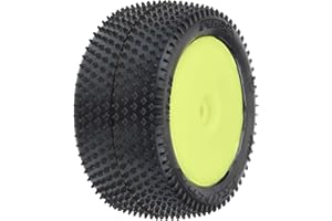 Pro-line Racing Prism Carpet Tires MTD Yellow Mini-B Rear PRO829712 RC Tire
