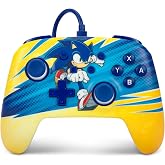 PowerA Enhanced Nintendo Switch and Switch 2 Wired Controller - Sonic Boost, Officially licensed