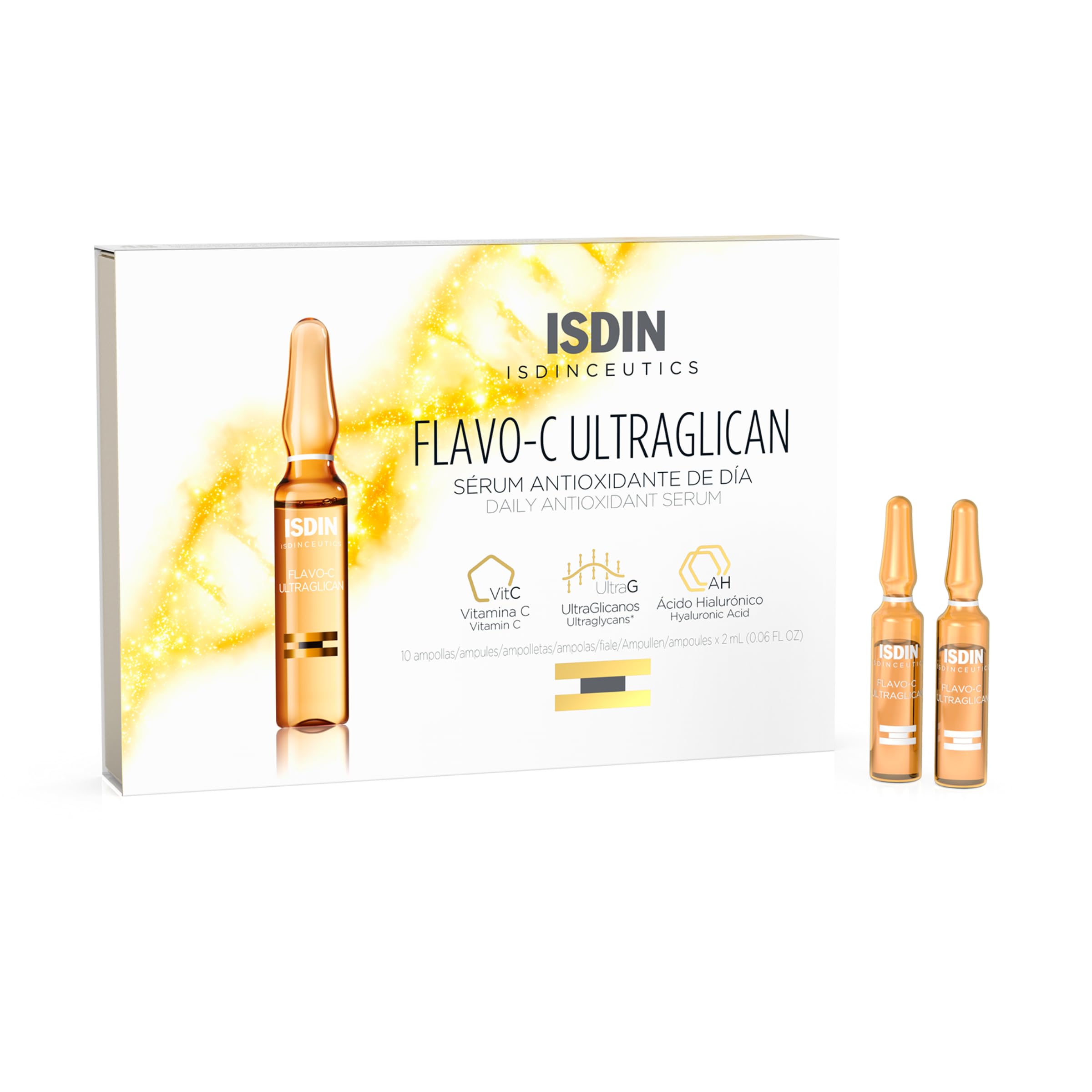 ISDIN Isdinceutics Flavo-C Ultraglican Antioxidant Day Serum (10 ampoules)