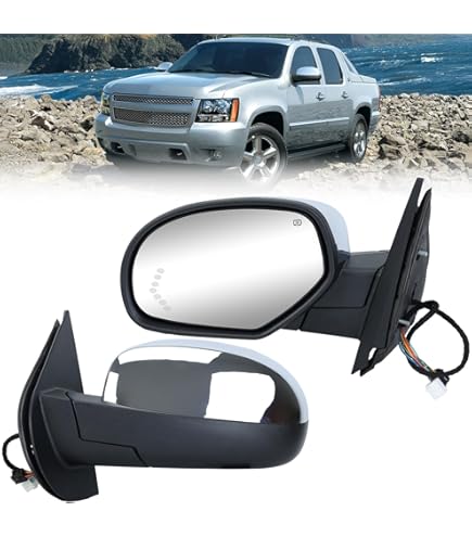 Right Side Power Adjustable Towing Mirror For 2007-2013 Chevy Silverado & GMC Sierra Pickup Trucks