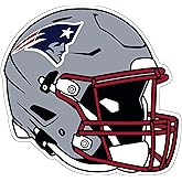 Siskiyou Sports NFL New England Patriots Helmet Auto Decal, Team Colors, One Size
