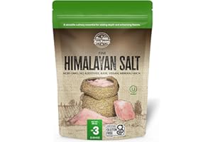 Ava Farms Himalayan Pink Salt - Fine – 3 Lb. - Gluten-Free, Non-GMO, Vegan, Raw, Kosher, Mineral Rich – Resealable Bag
