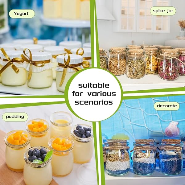 AIXIANG 30 SET 3.5 OZ GLASS JARS WITH CORK LID & AIRTIGHT SEAL – RUSTIC WEDDING FAVORS, BABY SHOWER GIFTS, CANDY & SPICE STORAGE – INCLUDES TWINE, LABELS (MULTI-PURPOSE, ECO-FRIENDLY)