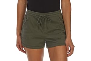 UNIONBAY Women's Drawcord Pull-on Soft Sateen Short