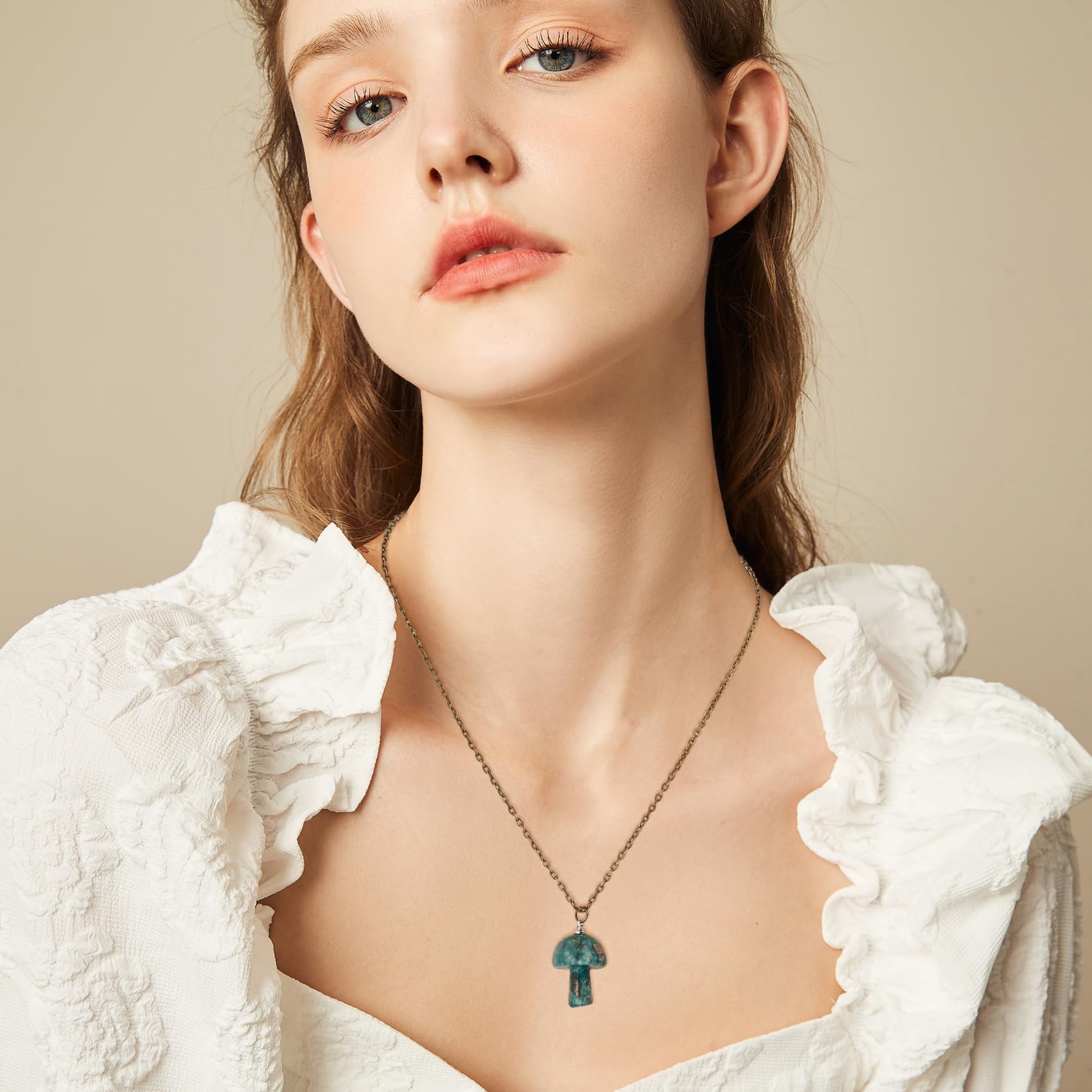 Lemonkey 33 Feet Metal Bronze Necklace Chains Cable O-Shaped Links Chains Bulk for Jewelry Making DIY Craft Kit with Lobster Clasps Jump Rings