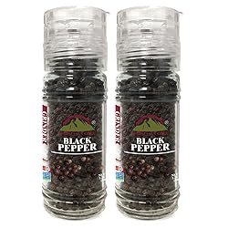 Himalayan Chef Black Pepper Grinder-2 Count