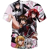 ISaikoy Anime High School DxD Short Sleeve T-Shirt Tops Tee Sweater Costume A