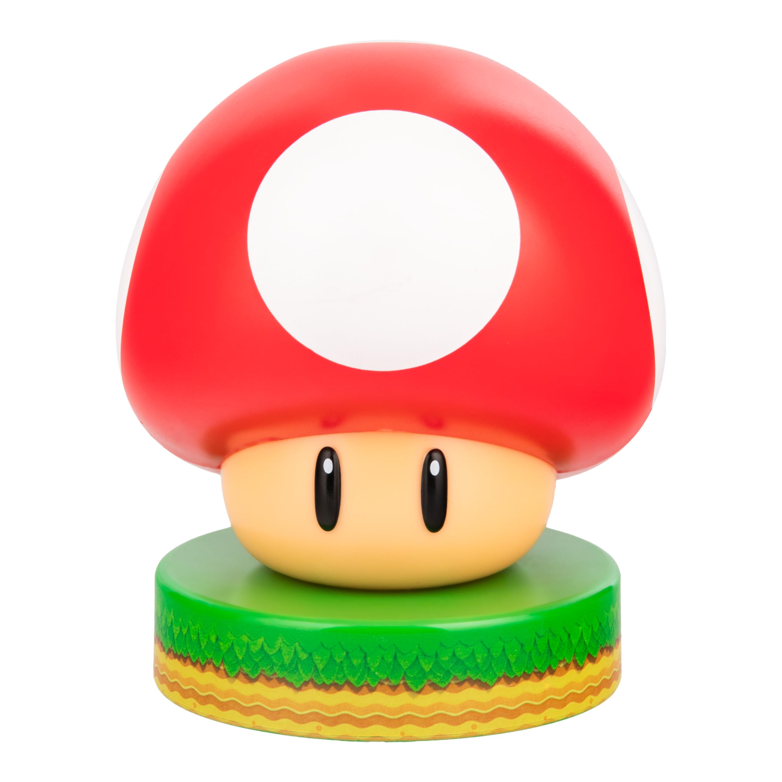 Super Mario Bros. Mushroom Collectible Figure Light, Officially Licensed Nintendo Merchandise