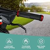 URAQT Bike Handlebar Grips Double Lock Anti-Slip Red view 6