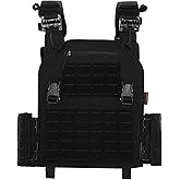 Tuxapo Tactical Molle Vest Laser Cutting Modular Lightweight Quick Release Adjustable Vests