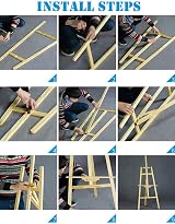 BRIEFNESS Wooden Easel Stand 150cm 59in Adjustable Tripod Canvas Holder view 8