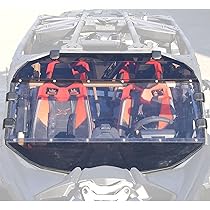 Can Am Maverick X3 Full Windshield 2017-2025 - Hard Coated Polycarbonate 250X Stronger Than Glass