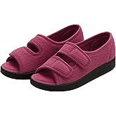 Silverts Women's Adjustable Sandals Extra Wide Diabetic Easy Closure Comfort Footwear for Swollen Feet