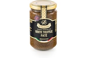 La Rustichella - 100% KOSHER White Truffle Patè - Certified Kosher Recipe - 100% Made in Italy | Vegan, Gluten-Free, Cholesterol-Free (9.88 oz | 280 gr)