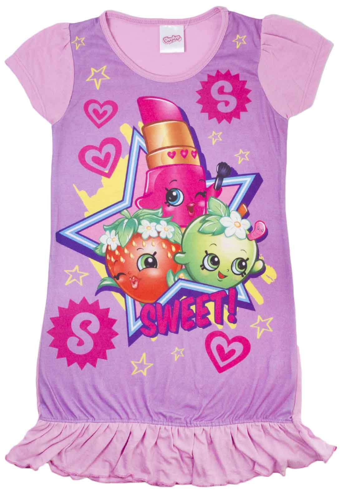 Shopkins Girls Nightdress Sweet 3-4