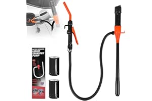 KURSTINCE Portable Power Battery Pump, Battery Operated Electric Siphon Pump Water Transfer Pump, Easy to Use Manual Portable 2.4GPM Pump and on-Spill Design Diesel, Water, Fuel Transfer Pump