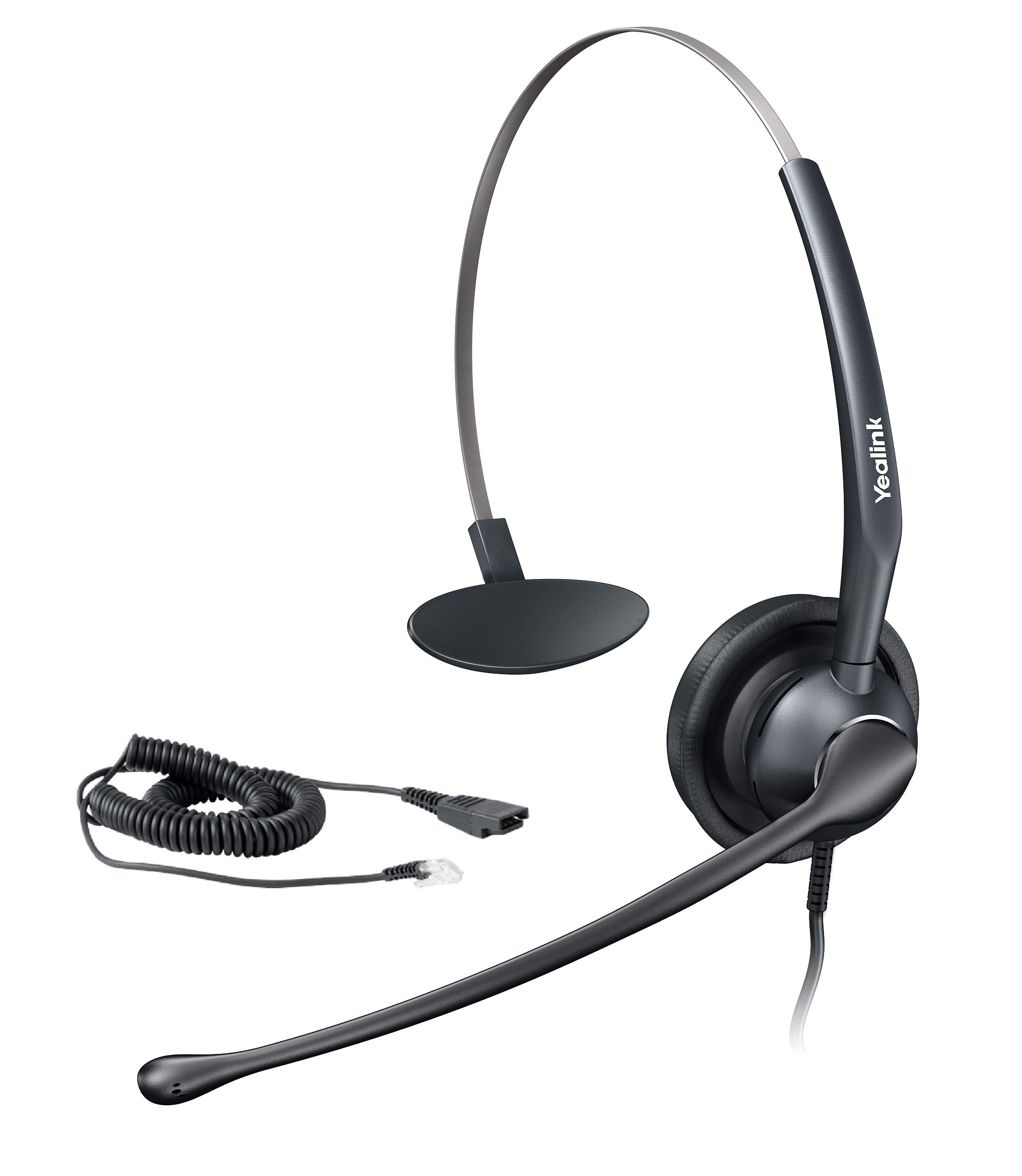 Yealink Headset YHS34 Mono - One Ear Headphones - with RJ Connection Cable