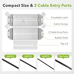 BN-LINK [2 Pack] Outdoor Extension Cord Safety