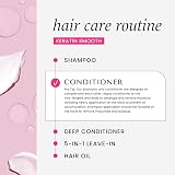 HASK Keratin Smoothing Conditioner for All Hair Types 355mL Sulfate Free view 8