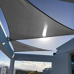 SUNNY GUARD Sun Shade Sail 16'x16'x16' Triangle