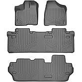 MAXLINER Custom Fit Floor Mats 3 Row Liner Set for 2011-2012 Toyota Sienna