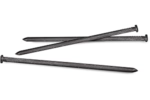 Dimex EasyFlex Round Metal Landscape Edging Anchoring Spikes, 45 Count, 10-Inch Length (1989S-45C)