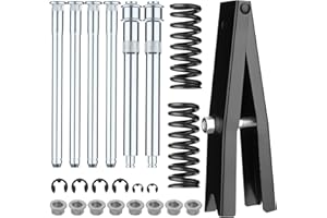 ISINFLASH Door Hinge Pin and Bushing Repair Kit include Spring and Tool Fit for Chevy GMC C1500 C2500 C3500 K1500 K2500 K3500 Suburban Tahoe, Replace 15685040 15562609 Door Hinge Pins