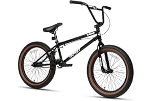 cubsala Freestyle BMX Bike, 20 Inch Yaphet Bicycle for Teen Beginner and Adult Riders, Bike with Hi-Ten Steel Frame, Multiple Colors